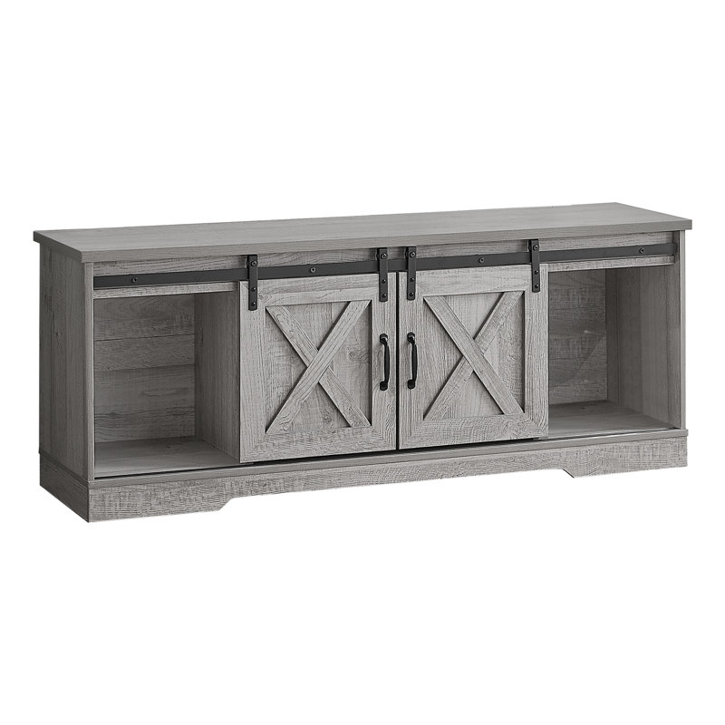 Meuble télé, console de 60 po, meuble multimédia, meuble de rangement, salon, chambre à coucher, stratifié, transitionnel