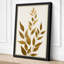 Single Stem in Gold Botanical - Wrapped Canvas-131762578-131762580