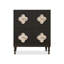 Console rectangulaire en bois massif noir