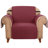 Armchair Couch Cover for 1 Cushion Couch, Non-Slip Sofa Slipcover for Dogs, Furniture Protector Cover with Foam Sticks Elastic Straps for Pet Cat (Wine)-102519342-12946923