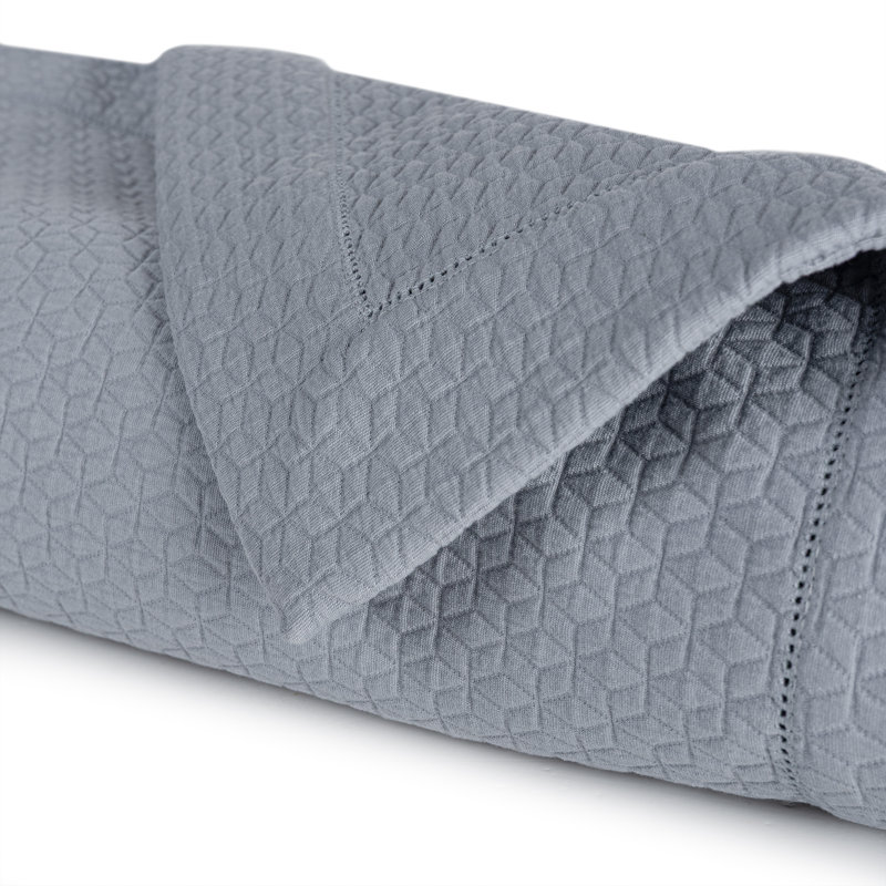 Selena 100% Cotton Matelassé, Twin, Ocean Blue