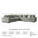 Lindyn 133" Wide Symmetrical Corner Sectional