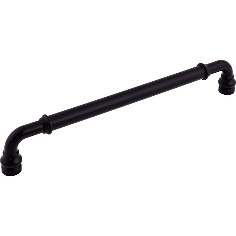 Brixton Appliance Pull, Flat Black, 12" Center to Center