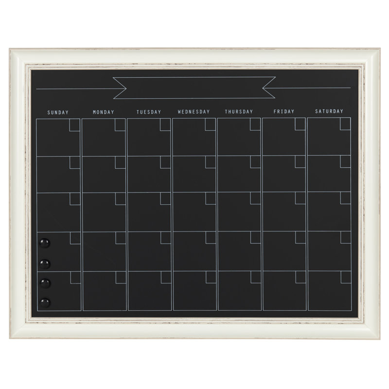 Tableau noir mural contemporain, Blanc doux