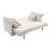 Comfortable Fabric Sectional Sofa with Plush Toss Pillows for Relaxing
