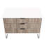 Commode en gris rustique et blanc-1309755032
