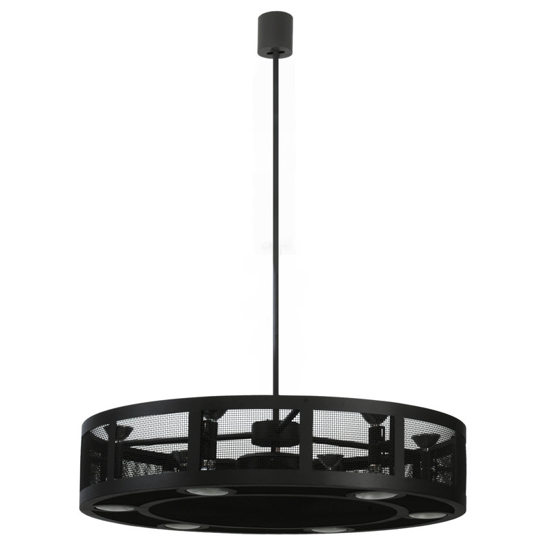 Paloma 6 - Light Dimmable Drum Chandelier