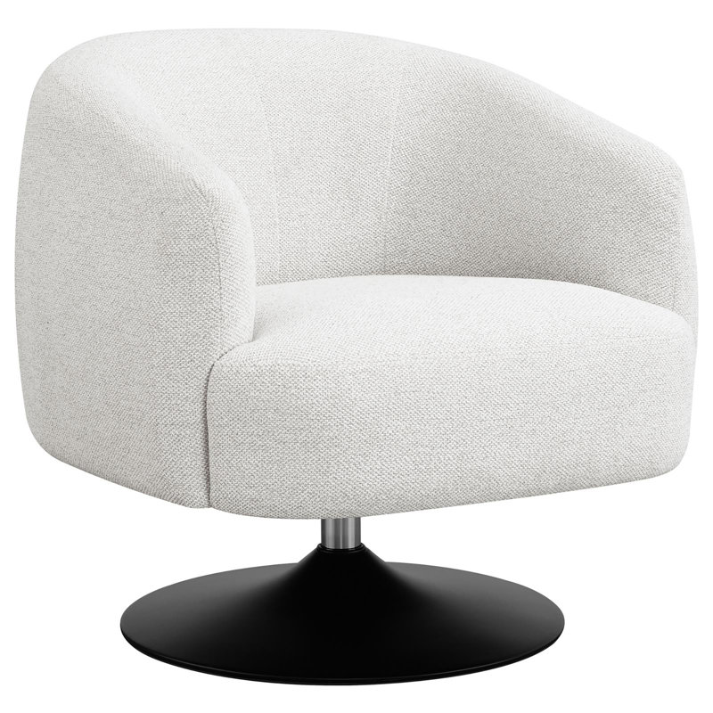 Fauteuil d'appoint pivotant rembourré