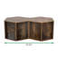2 pièces, table basse hexagonale, table d'appoint