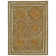 Mehndi Hand Braided Geometric Area Rug in Gold