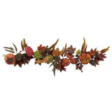 54'' in. Faux Pumpkin Garland