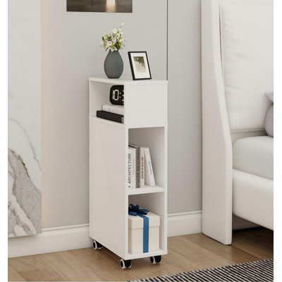 18cm W Manufactured Wood Bedside Table