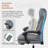Azteca Ergonomic Executive Chair with Footrest-16507240