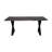 Kincy Solid Wood Top Metal Base Dining Table-860920053-860920048