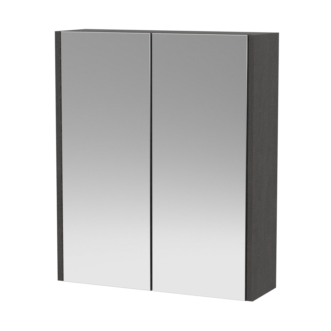 Juno 600mm W 715mm H Surface Frameless Medicine Cabinet Mirror 1 Fixed