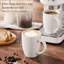 Ensemble de grandes tasses en céramique blanche 4 pièces | Grandes tasses à café 16 oz, modernes et robustes-122829692