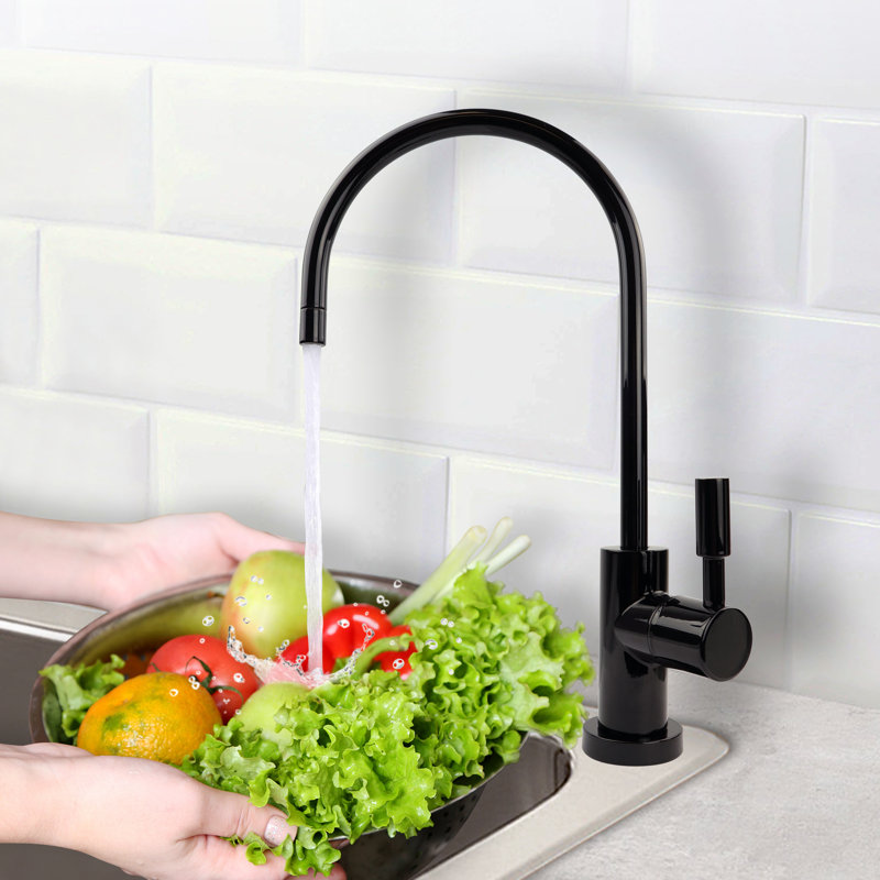 Robinet Apec Water-Faucet-Cd-Np, Noir lustré