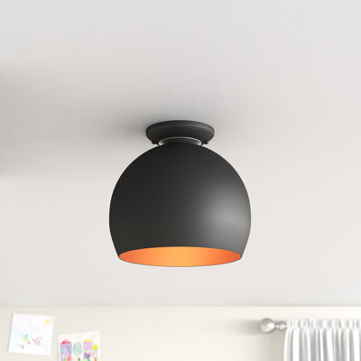 Plafonnier semi-encastré 1 lumière 10 po Fez