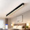 Smart LED Ceiling Light With Remote Control, Dimmable Flush Mount Fixture, 30W Adjustable Color Temperature, Anti-Glare Linear Light For Living Room, Kitchen, Bedroom, Office