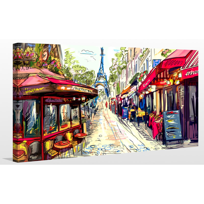 «Paris by Day», impression sur toile tendue, H 28 po x l 48 po x P 1,5 po