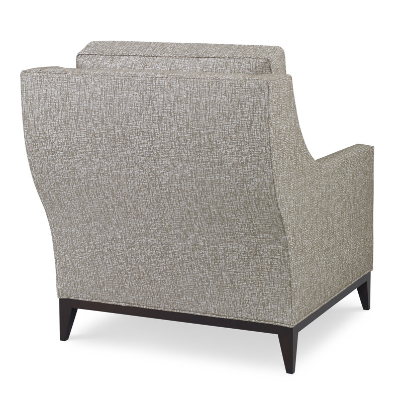 Sonoma Armchair, American Walnut, Elise Linen