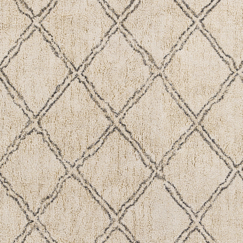Clematite Cotton Moroccan Indoor Rug, Rectangle 2'6" x 4'