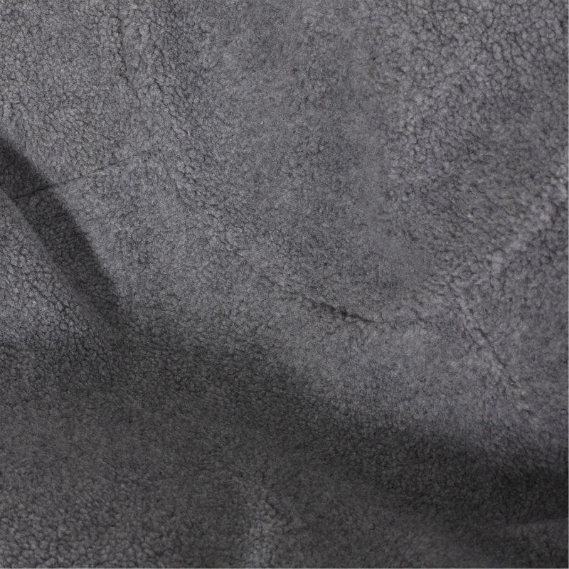Fauteuil à billes rond 3 pi Kavel, gris, Tissu gris