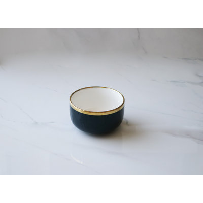 "The Luxury Collection" Blue and White with Gold Trim - Small Bowl 4.5"