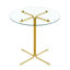 Table haute ronde en verre-131360775