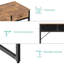 MDF Steel Computer Desk