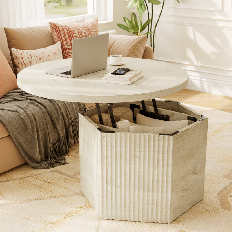Table basse Torron, Blanc