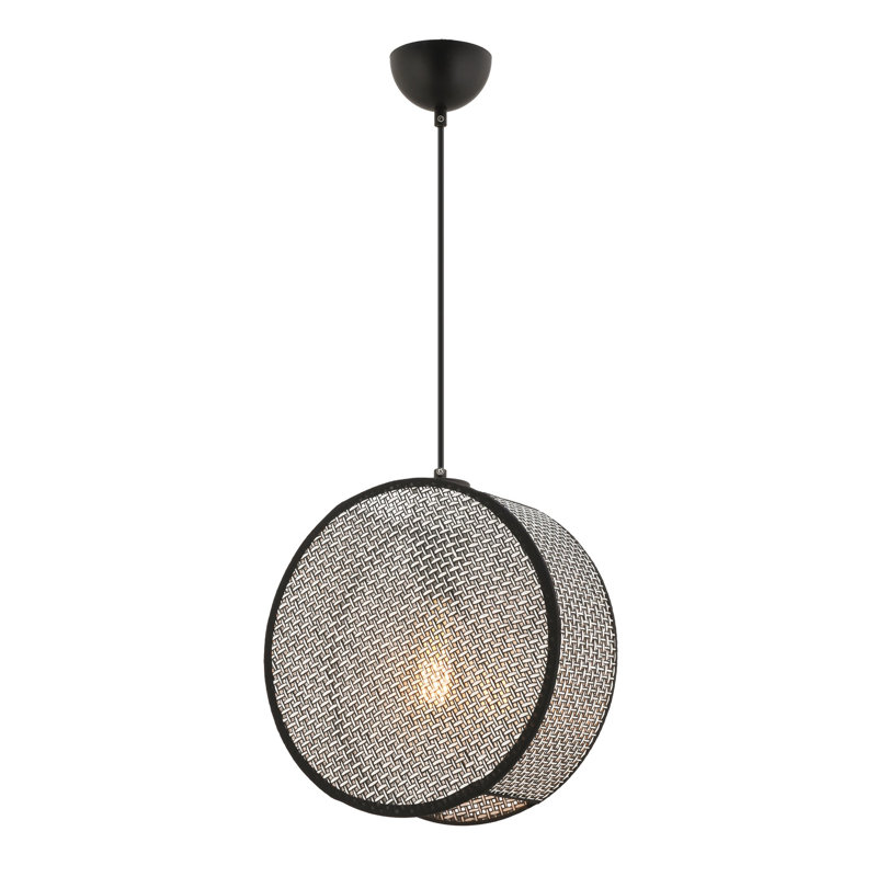 Lustre, Gris, H 13,78 po x l 3,54 po x P 8,66 po