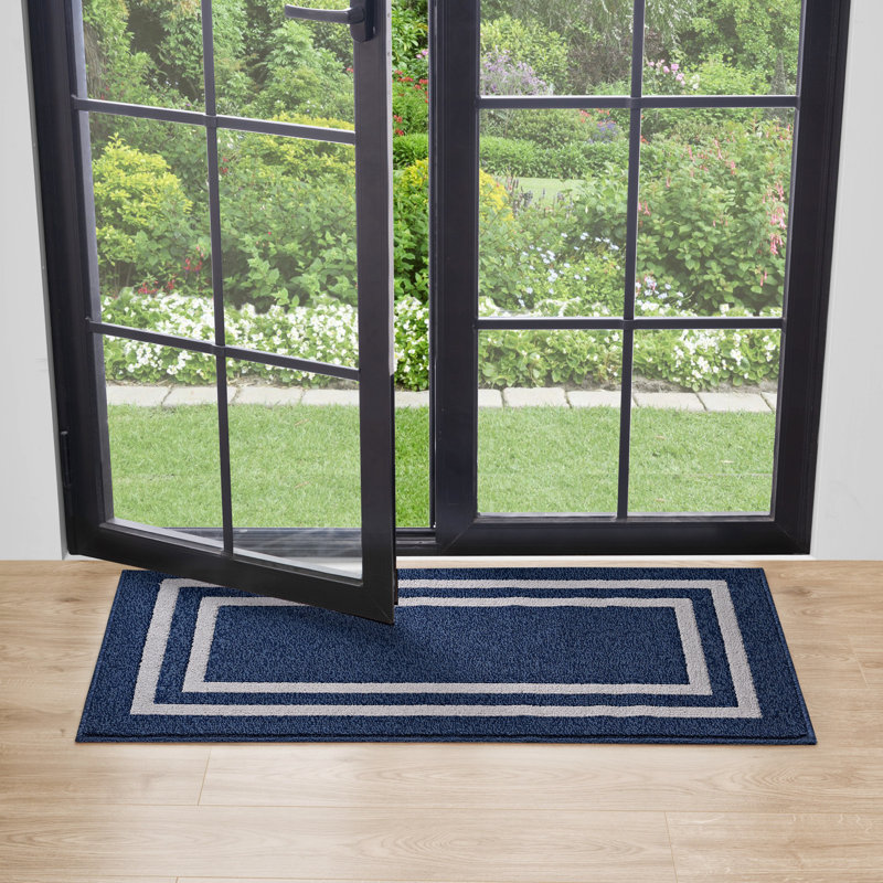 Tapis capitonné à 1 ligne Nautica, Rectangle 2 pi 2 po x 3 pi 9 po