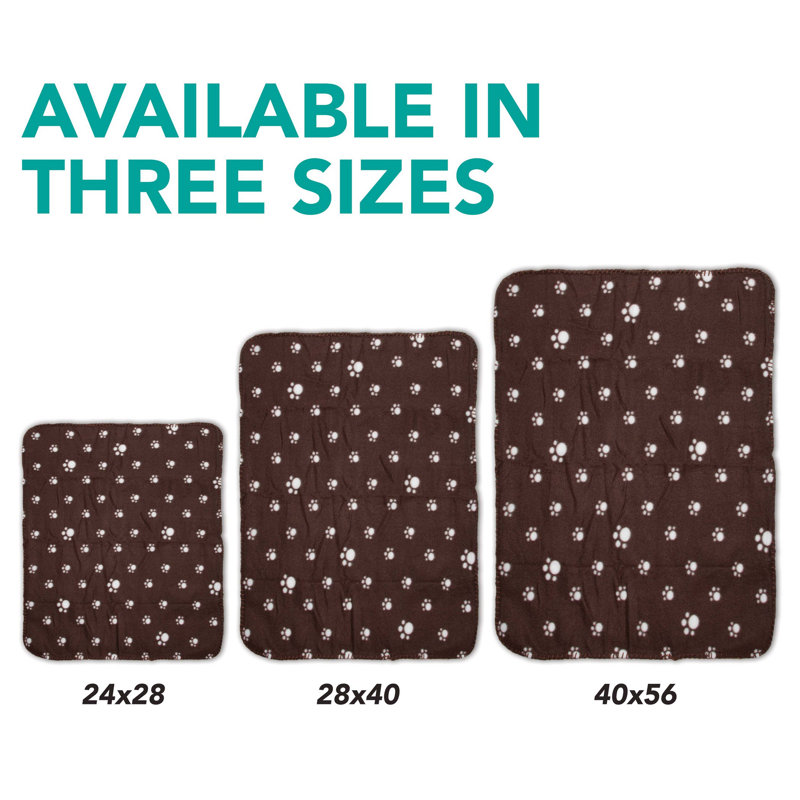 Soft Polar Fleece Pet Blankets in Multicolor Pack