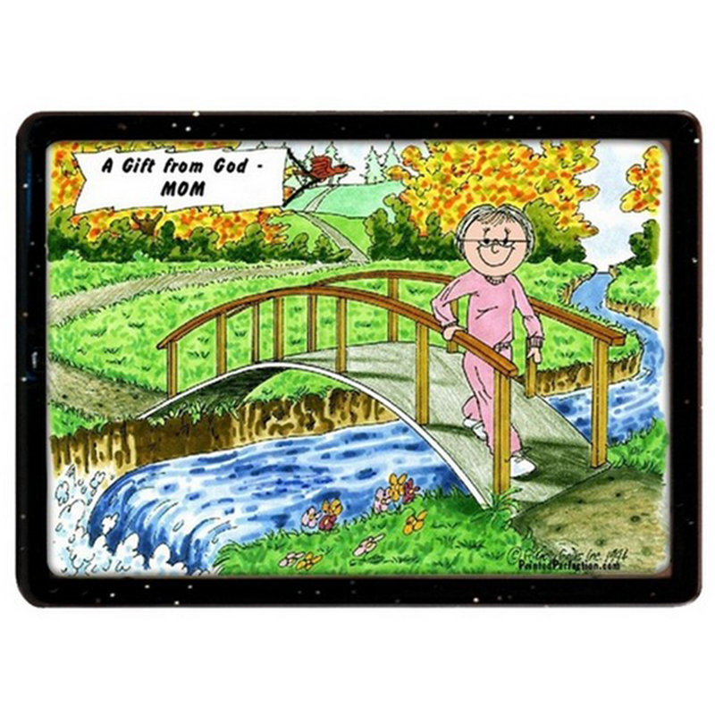 Magnet personnalisé en acrylique Grandmother, Oui