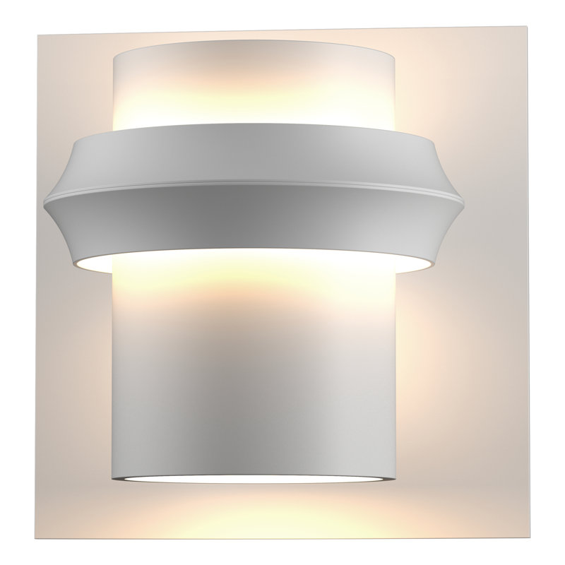 Twilight Outdoor Armed Sconce, Coastal White, 8.9" H x 8.6" W x 7.4" D, Incandescent
