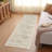 Vintage Distressed Non Slip Washable Area Rug(Beige)-471609237