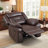 3 - Piece Modern Soft Vegan Leather Manual Reclining Living Room Set-444498164