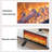 Modern simulation electronic fireplace TV stand-112230021-112230022