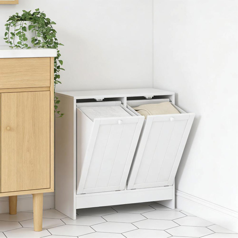 Armoire à linge dissimulée, armoire de rangement inclinable