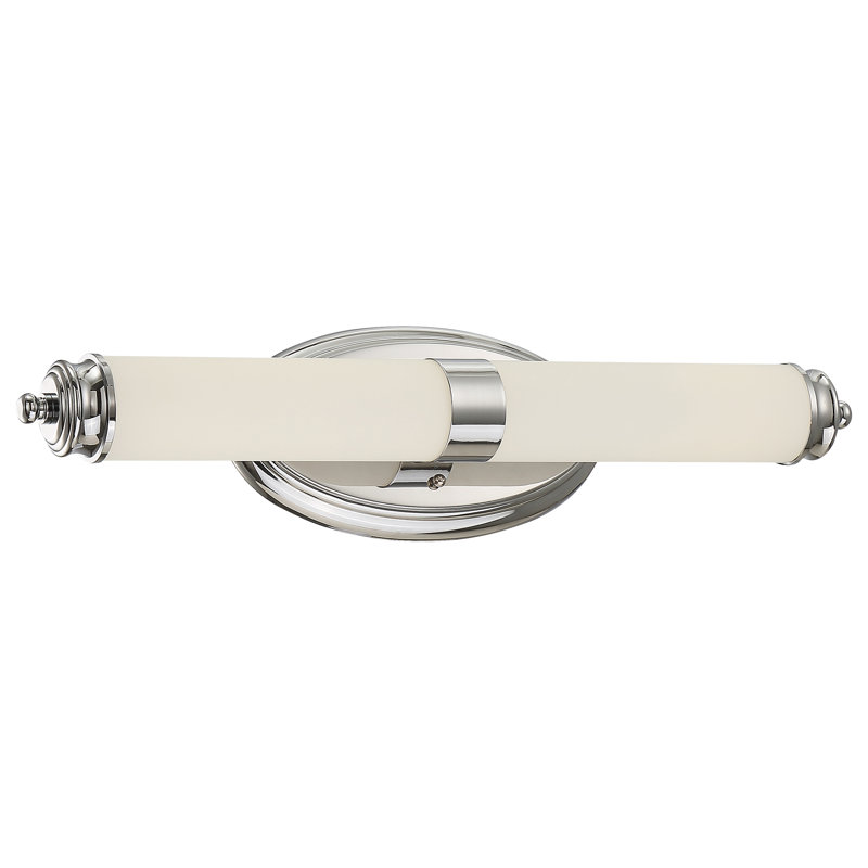 Barre d'éclairage de salle de bain 1 lumière Monson, Chrome