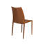 Chaise empilable en métal et similicuir H 18,5 po Sokol-377220631