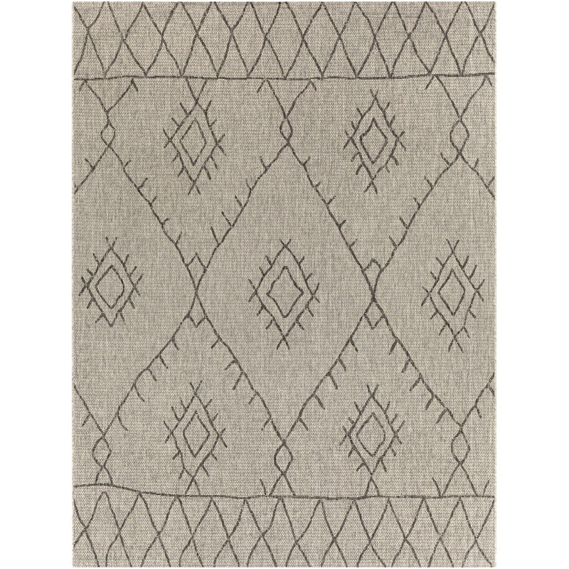 Hongming Southwestern Indoor / Outdoor Rug, Rectangle 5'3" x 7'7"