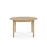Bok Round Solid Oak Dining Table