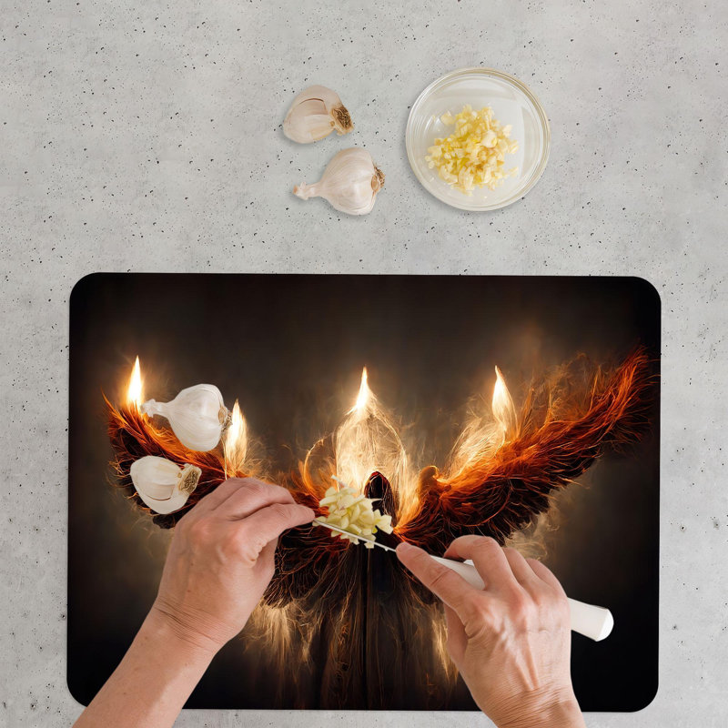 Plateau de service Gliant Fire Wings, 7,9 po x 11,8 po