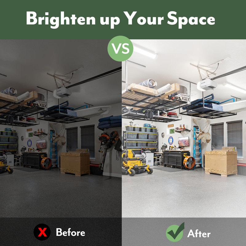 Magasiner l'équivalent de 42 watts, 4200 lumens, DEL intégrée, 4000K, blanc brillant, IRC 80 connectable, 1