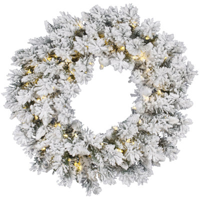 Couronne de neige artificielle