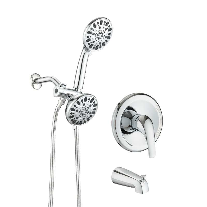 All-In-One Kit with Rough in-Valve, Silver