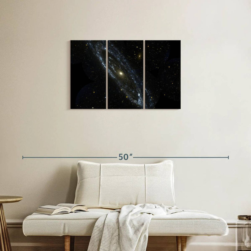 Oberle Andromeda Galaxy, 20" H x 33" W