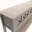 60" Long Sofa Table with two Different Size Drawers and Bottom Shelf for Storage-1035980649